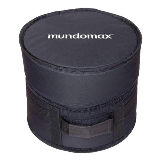 Capa para Bumbo 22\" Extra Nylon 600 Mundomax por 199,00 à vista no boleto/pix ou parcele em até 7x sem juros. Compre na loja Mundomax!