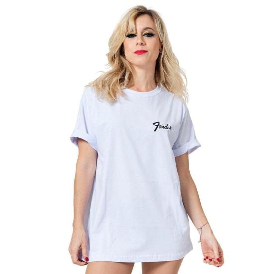 Camiseta Fender Lets Rock G por 119,00 à vista no boleto/pix ou parcele em até 4x sem juros. Compre na loja Mundomax!