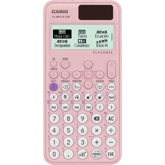 Calculadora Cientifica Casio FX-991LACW ClassWiz Rosa por 240,00 à vista no boleto/pix ou parcele em até 9x sem juros. Compre na loja Mundomax!