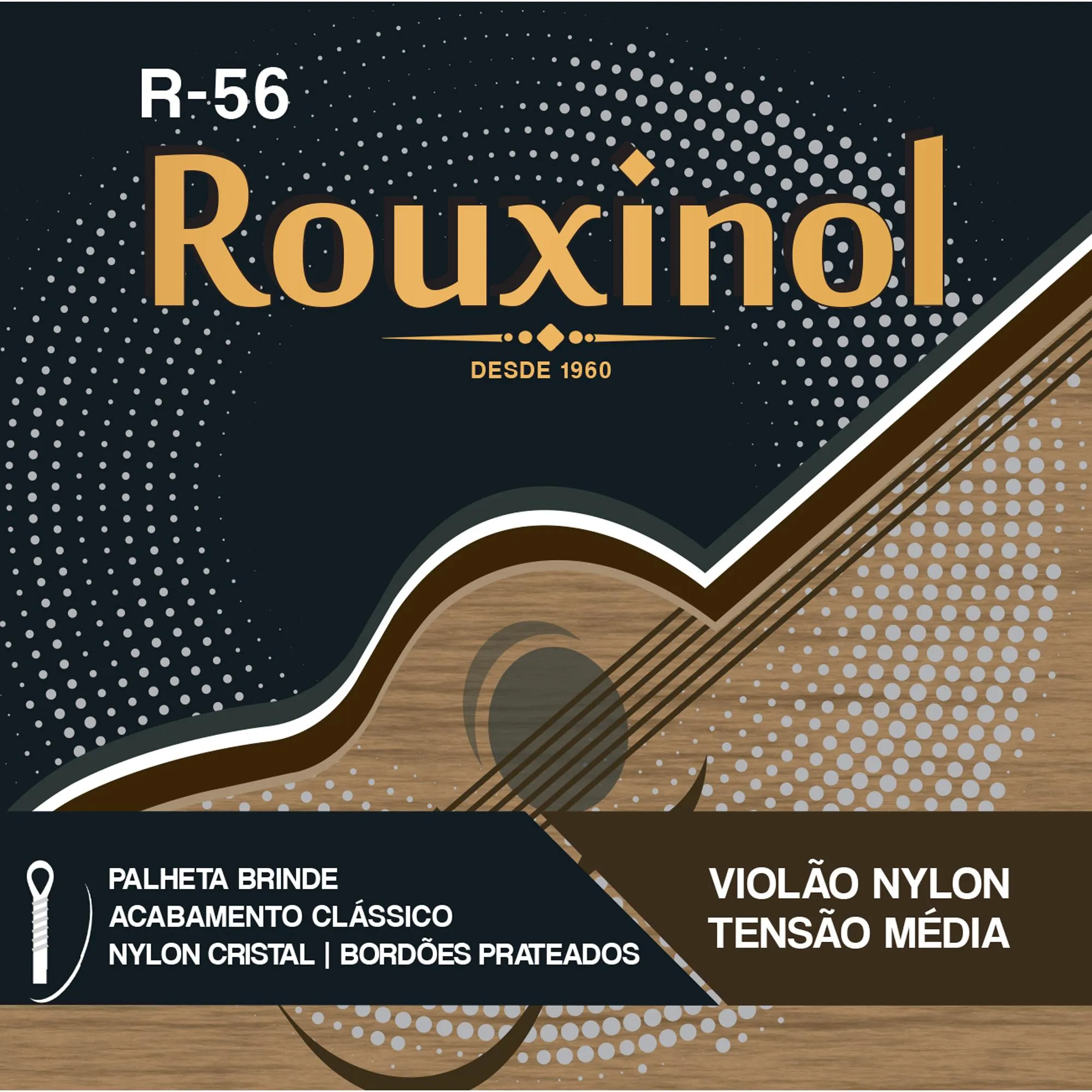ENC TEN MED P/VIOLAO NYLON NIG R56 (86592)