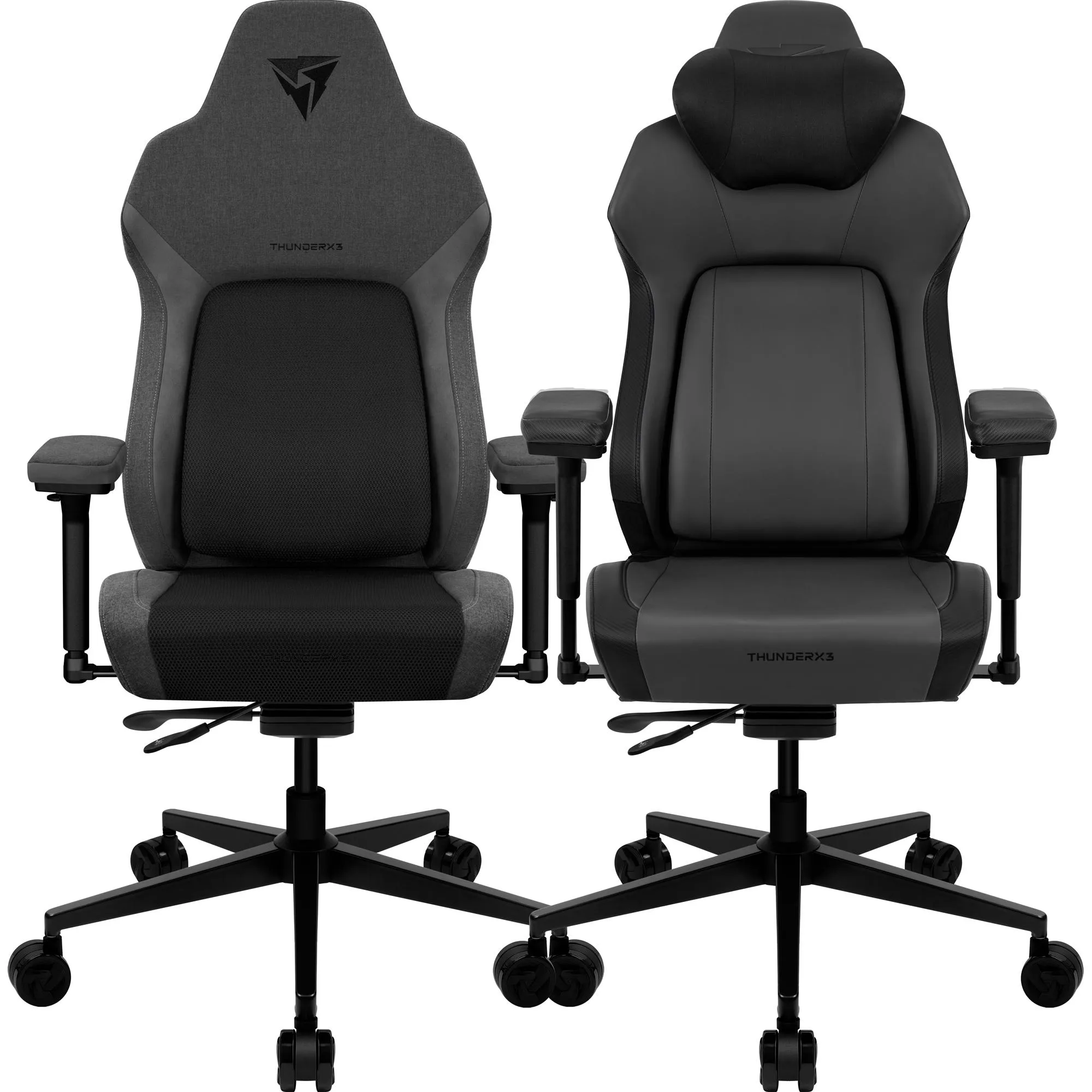 Kit ThunderX3 Cadeira Core Smart Modern Preta + Core Smart Mesh Preta por 5.999,80 à vista no boleto/pix ou parcele em até 12x sem juros. Compre na loja Thunderx3!