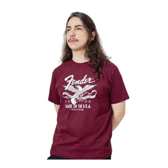 Camiseta fender USA M por 0,00 à vista no boleto/pix ou parcele em até 1x sem juros. Compre na loja Mundomax!