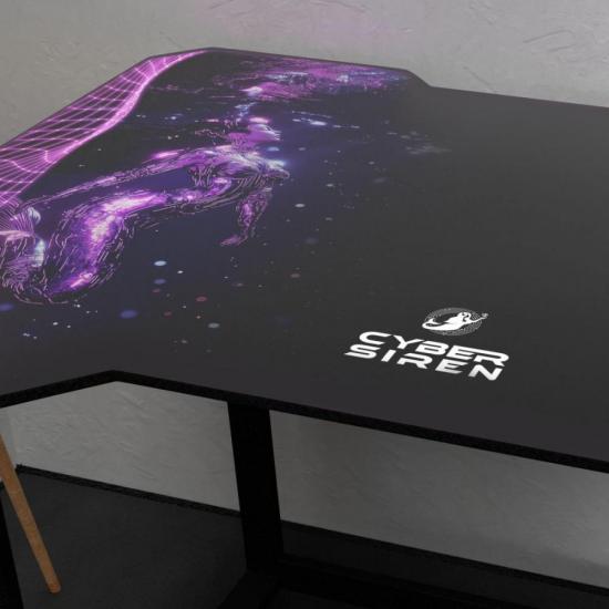 Mesa Gamer HAYONIK Cyber Siren por 0,00 à vista no boleto/pix ou parcele em até 1x sem juros. Compre na loja Mundomax!