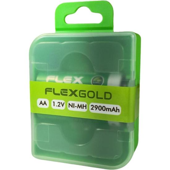 Pilha Recarregável AA 1.2V 2900mAh (C/2 Pilhas) Flex por 33,00 à vista no boleto/pix ou parcele em até 1x sem juros. Compre na loja Mundomax!