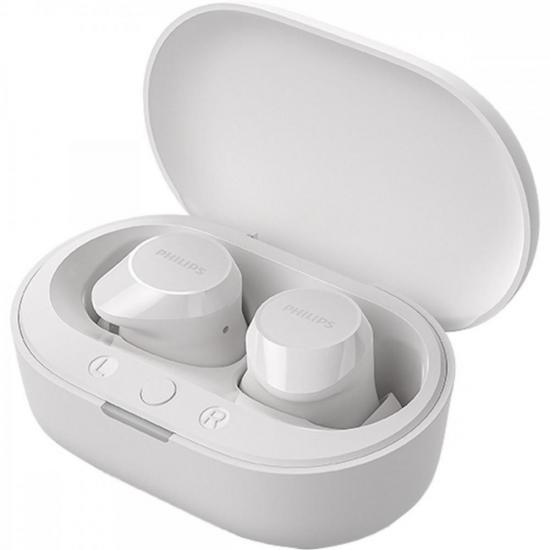 Fone de Ouvido Philips TAT1209 Bluetooth Branco por 165,00 à vista no boleto/pix ou parcele em até 6x sem juros. Compre na loja Mundomax!