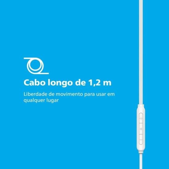 Fone de Ouvido Philips TAE2146 Branco por 60,00 à vista no boleto/pix ou parcele em até 2x sem juros. Compre na loja Mundomax!