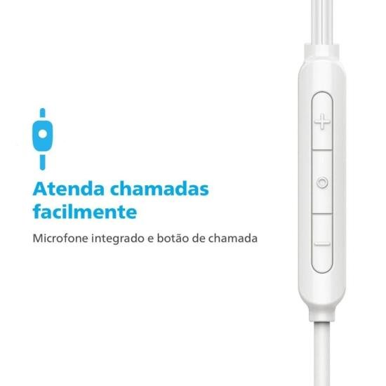 Fone de Ouvido Philips TAE2146 Branco por 60,00 à vista no boleto/pix ou parcele em até 2x sem juros. Compre na loja Mundomax!