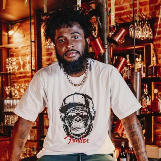 Camiseta fender Unissex Monkey M por 109,00 à vista no boleto/pix ou parcele em até 4x sem juros. Compre na loja Mundomax!