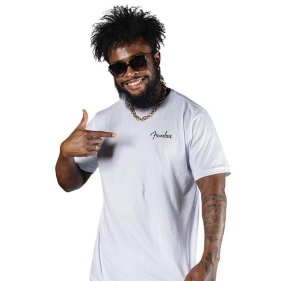 Camiseta Fender Unissex Wild Cat G por 109,00 à vista no boleto/pix ou parcele em até 4x sem juros. Compre na loja Mundomax!