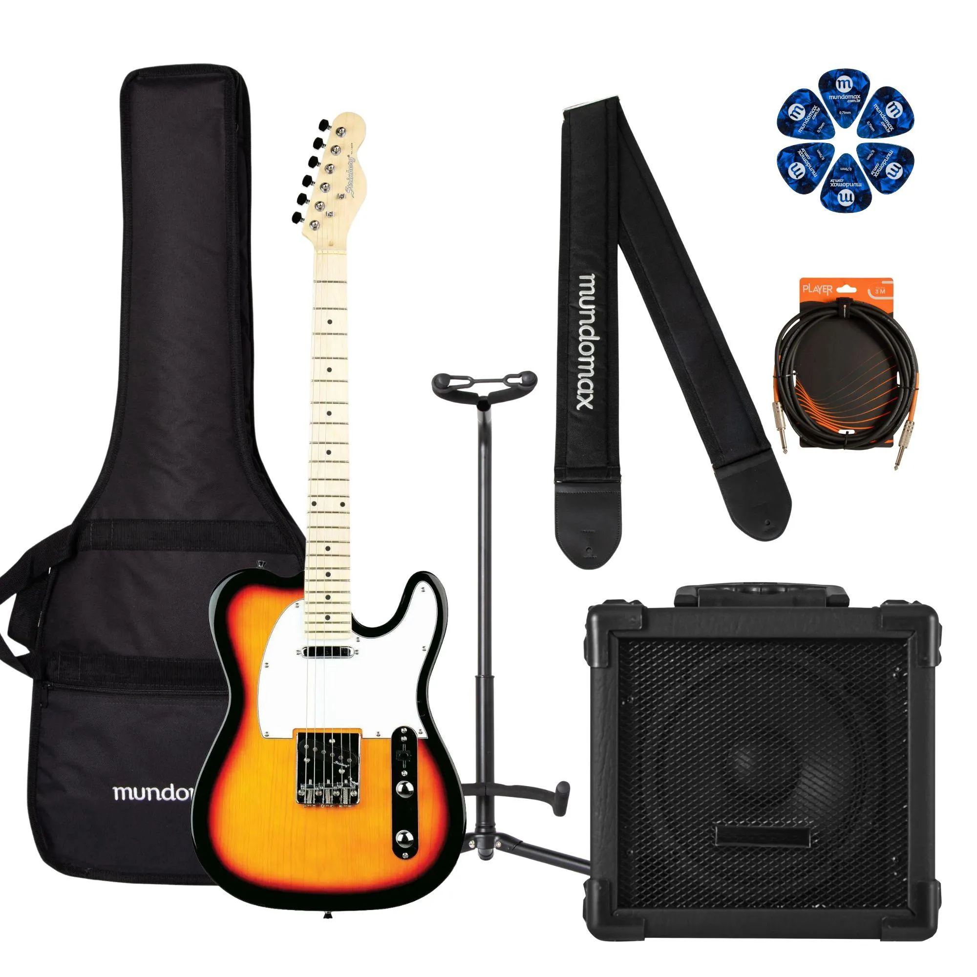 KIT GUIT STRINBERG TC120S SB + ACESS (86868)