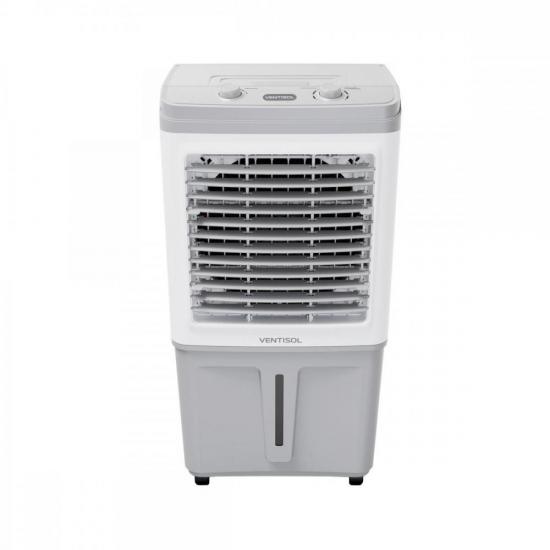 Climatizador Ventisol CLIPRO 60L Branco/Cinza 220V por 879,00 à vista no boleto/pix ou parcele em até 10x sem juros. Compre na loja Mundomax!