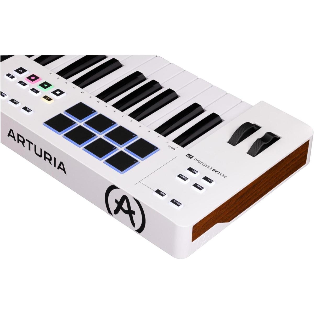 DTM・DAW Arturia KeyLab Essential 49 MK3 Teclado Controlador Arturia Essential 49 MK3 Branco - Mundomax