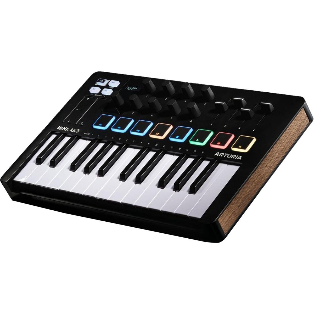 Teclado Controlador Arturia MiniLab III Preto - Mundomax