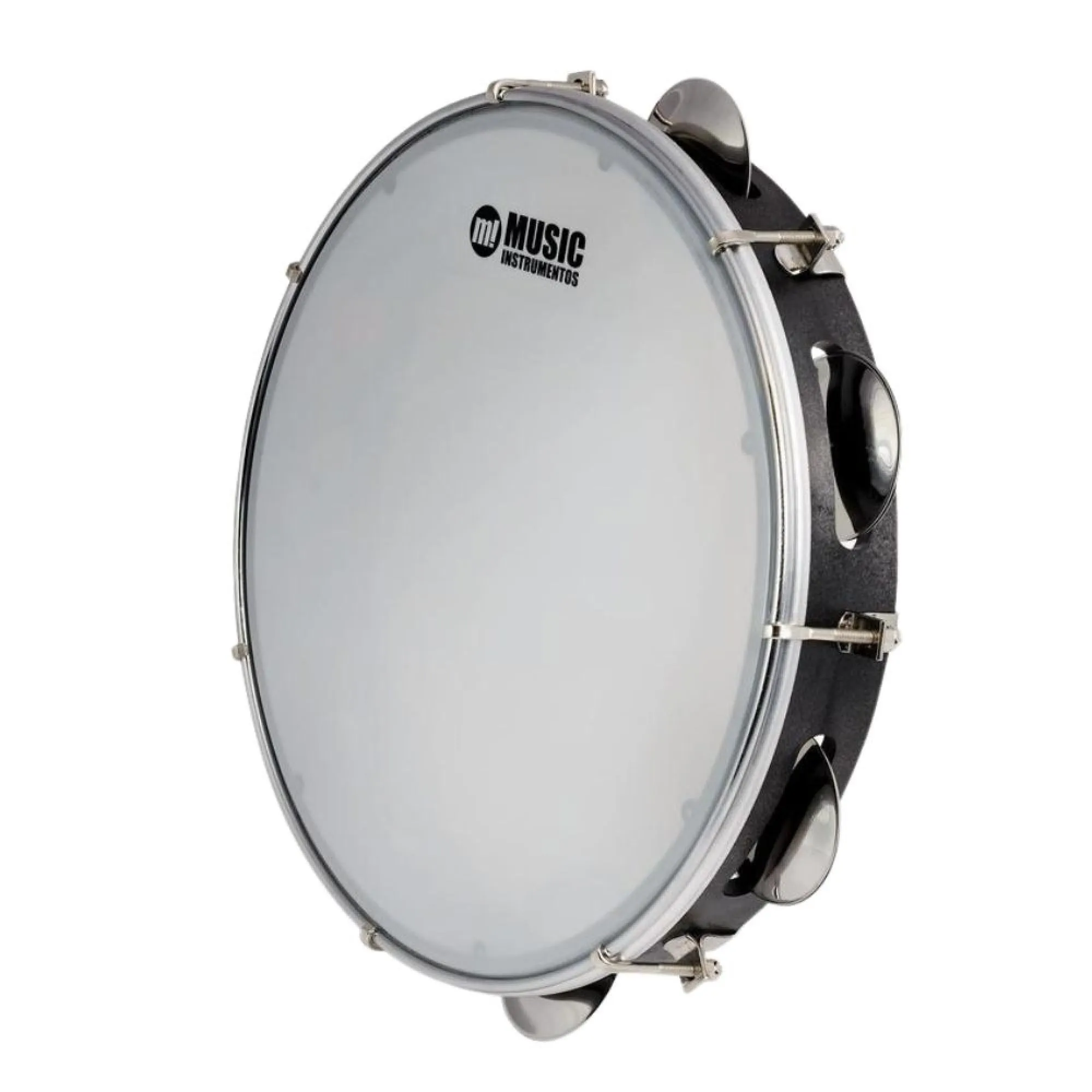 PANDEIRO ABS 10\" PELE LEITOSA PHX PT (86909)