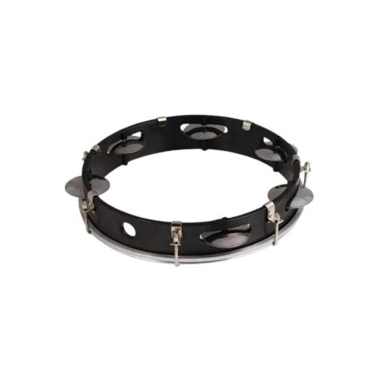 Pandeiro PHX ABS 10\" Pele Leitosa Preto por 110,00 à vista no boleto/pix ou parcele em até 4x sem juros. Compre na loja Mundomax!