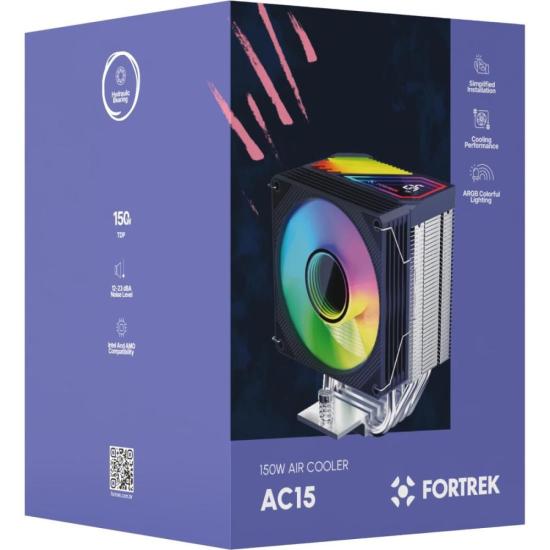 Air Cooler Fortrek AC15 150W TDP por 139,68 à vista no boleto/pix ou parcele em até 5x sem juros. Compre na loja Fortrek!