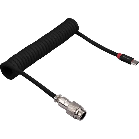 Cabo Coiled Fortrek Helix Preto por 77,00 à vista no boleto/pix ou parcele em até 3x sem juros. Compre na loja Mundomax!