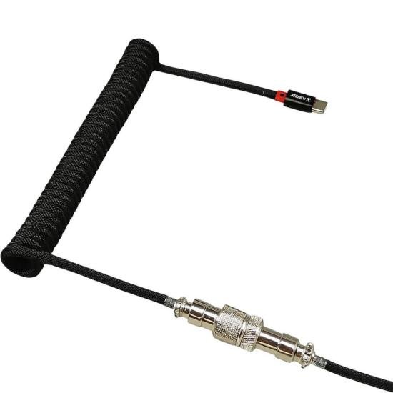 Cabo Coiled Fortrek Helix Preto por 77,00 à vista no boleto/pix ou parcele em até 3x sem juros. Compre na loja Mundomax!