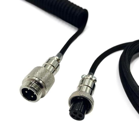 Cabo Coiled Fortrek Helix Preto por 77,00 à vista no boleto/pix ou parcele em até 3x sem juros. Compre na loja Mundomax!