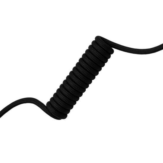 Cabo Coiled Fortrek Helix Preto por 77,00 à vista no boleto/pix ou parcele em até 3x sem juros. Compre na loja Mundomax!