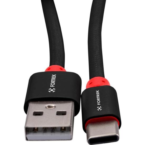 Cabo Coiled Fortrek Helix Preto por 77,00 à vista no boleto/pix ou parcele em até 3x sem juros. Compre na loja Mundomax!