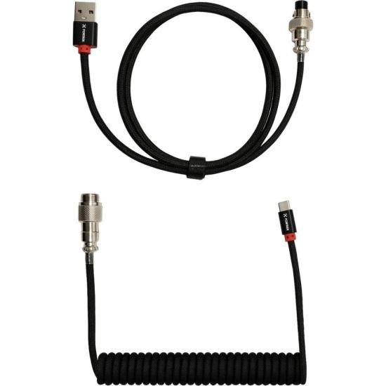 Cabo Coiled Fortrek Helix Preto por 77,00 à vista no boleto/pix ou parcele em até 3x sem juros. Compre na loja Mundomax!