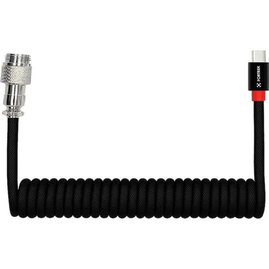 Cabo Coiled Fortrek Helix Preto por 77,00 à vista no boleto/pix ou parcele em até 3x sem juros. Compre na loja Mundomax!