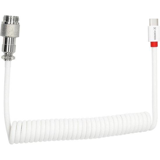 Cabo Coiled Fortrek Helix Branco por 77,00 à vista no boleto/pix ou parcele em até 3x sem juros. Compre na loja Mundomax!
