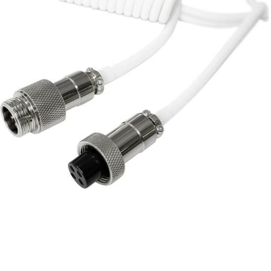 Cabo Coiled Fortrek Helix Branco por 77,00 à vista no boleto/pix ou parcele em até 3x sem juros. Compre na loja Mundomax!