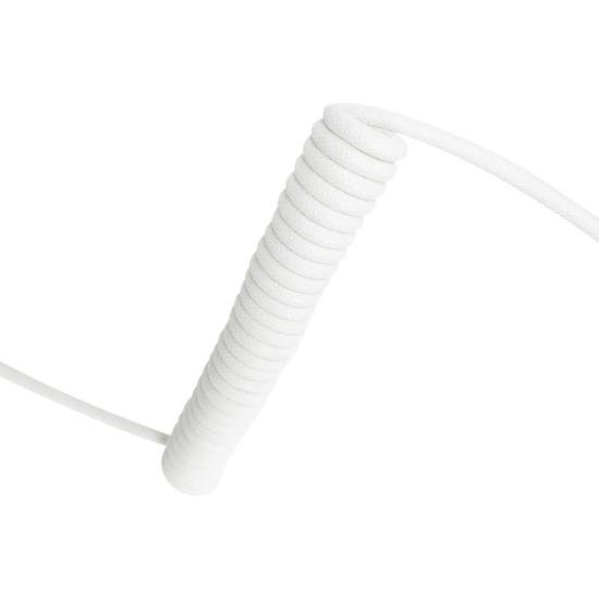 Cabo Coiled Fortrek Helix Branco por 77,00 à vista no boleto/pix ou parcele em até 3x sem juros. Compre na loja Mundomax!