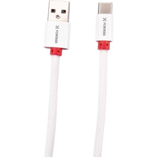 Cabo Coiled Fortrek Helix Branco por 77,00 à vista no boleto/pix ou parcele em até 3x sem juros. Compre na loja Mundomax!