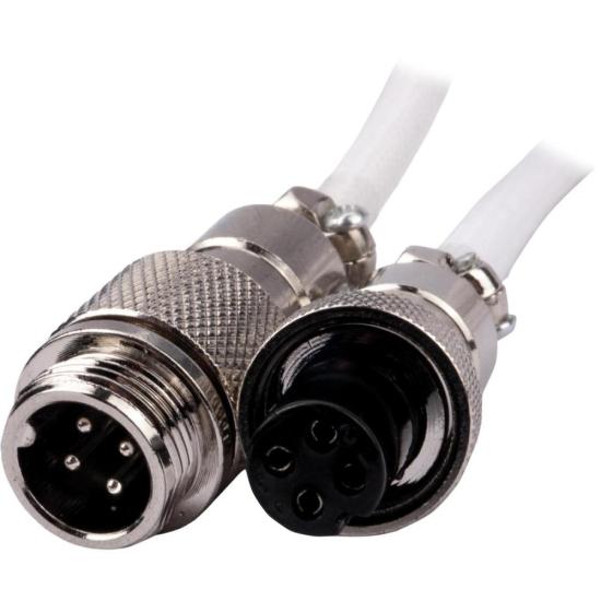 Cabo Coiled Fortrek Helix Branco por 77,00 à vista no boleto/pix ou parcele em até 3x sem juros. Compre na loja Mundomax!