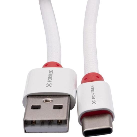 Cabo Coiled Fortrek Helix Branco por 77,00 à vista no boleto/pix ou parcele em até 3x sem juros. Compre na loja Mundomax!