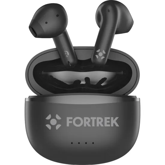 Fone de Ouvido TWS Auricular Fortrek HWS2 Bluetooth 6.0 Preto (86944)