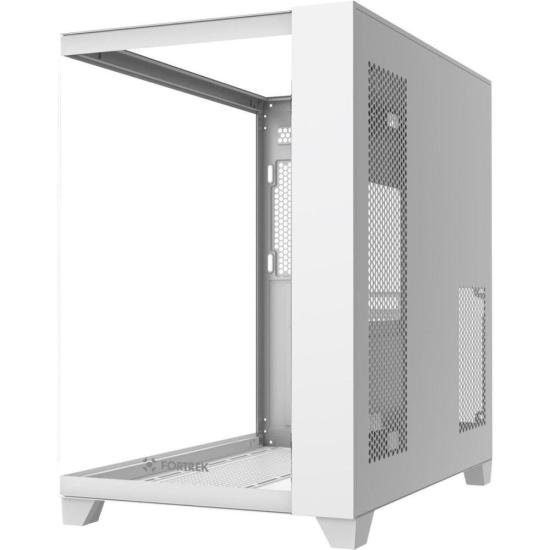 Gabinete Gamer Fortrek Clarity Full Glass Aquário Branco por 440,75 à vista no boleto/pix ou parcele em até 10x sem juros. Compre na loja Fortrek!
