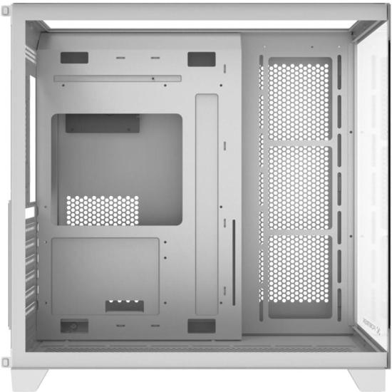 Gabinete Gamer Fortrek Clarity Full Glass Aquário Branco por 440,75 à vista no boleto/pix ou parcele em até 10x sem juros. Compre na loja Fortrek!