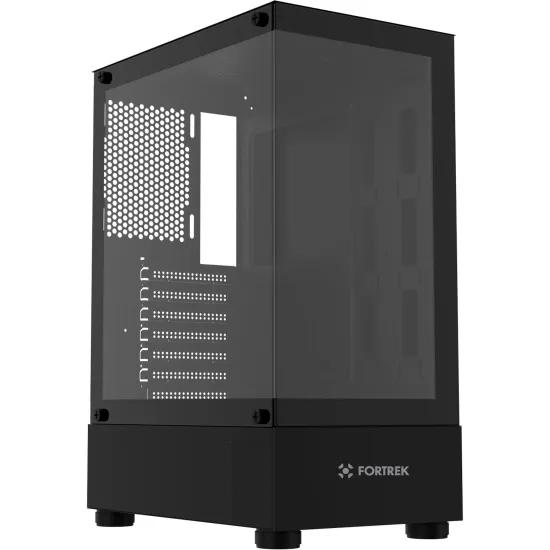 Gabinete Gamer Fortrek Crystal Mid Tower Preto (86948)