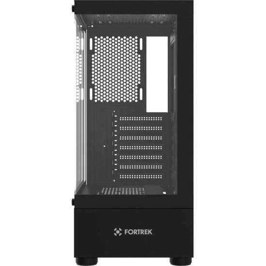 Gabinete Gamer Fortrek Crystal Mid Tower Preto por 214,95 à vista no boleto/pix ou parcele em até 8x sem juros. Compre na loja Fortrek!