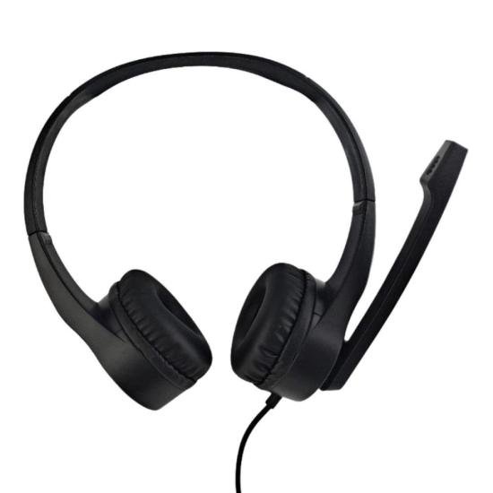 Headset Office com Microfone Fortrek HBS102 USB Preto por 90,00 à vista no boleto/pix ou parcele em até 3x sem juros. Compre na loja Mundomax!