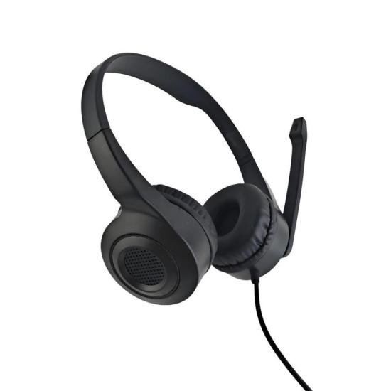 Headset Office com Microfone Fortrek HBS102 USB Preto por 90,00 à vista no boleto/pix ou parcele em até 3x sem juros. Compre na loja Mundomax!