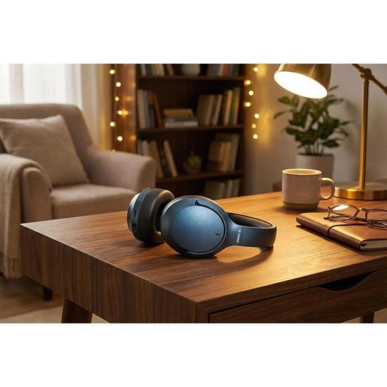Headphone com Cancelamento de Ruído Fortrek Deep Preto por 199,00 à vista no boleto/pix ou parcele em até 7x sem juros. Compre na loja Mundomax!