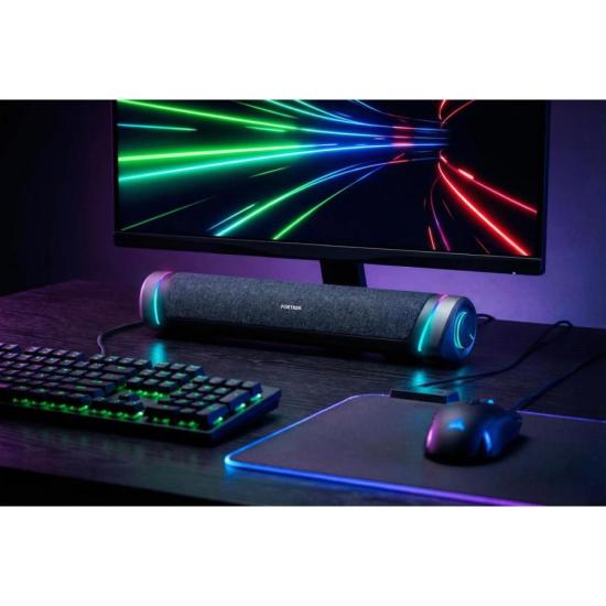 Soundbar Wireless Gamer Fortrek Sonar BT Preto por 199,00 à vista no boleto/pix ou parcele em até 7x sem juros. Compre na loja Mundomax!