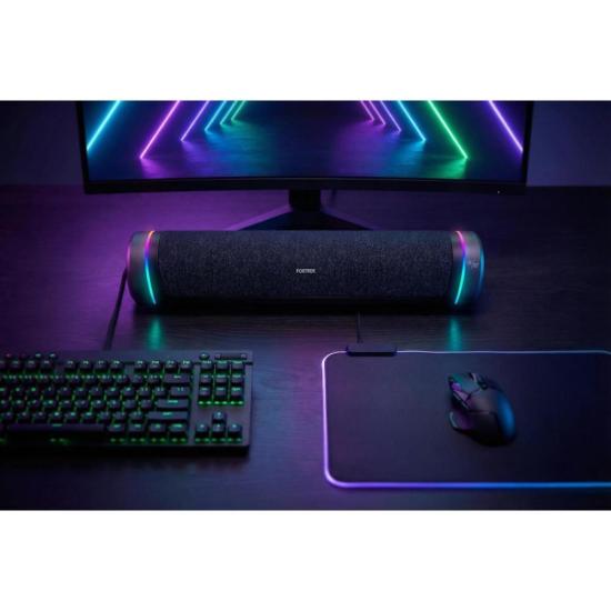 Soundbar Wireless Gamer Fortrek Sonar BT Preto por 199,00 à vista no boleto/pix ou parcele em até 7x sem juros. Compre na loja Mundomax!