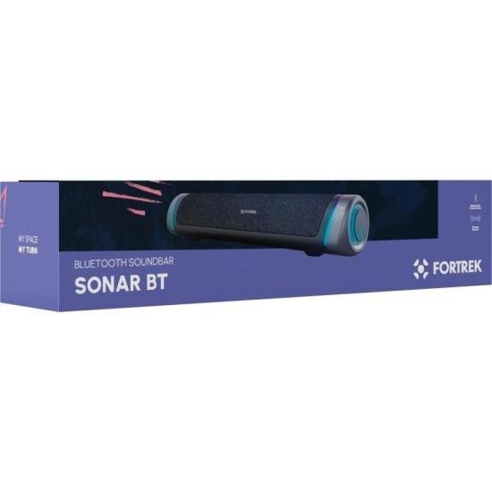 Soundbar Wireless Gamer Fortrek Sonar BT Preto por 199,00 à vista no boleto/pix ou parcele em até 7x sem juros. Compre na loja Mundomax!
