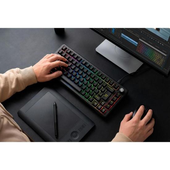 Teclado Gamer Mecânico Fortrek Shift Hotswap Preto por 299,89 à vista no boleto/pix ou parcele em até 10x sem juros. Compre na loja Fortrek!