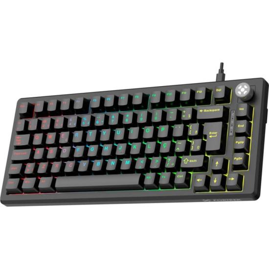 Teclado Gamer Mecânico Fortrek Shift Hotswap Preto por 299,89 à vista no boleto/pix ou parcele em até 10x sem juros. Compre na loja Fortrek!