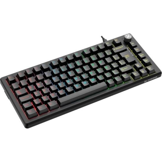Teclado Gamer Mecânico Fortrek Shift Hotswap Preto por 299,89 à vista no boleto/pix ou parcele em até 10x sem juros. Compre na loja Fortrek!