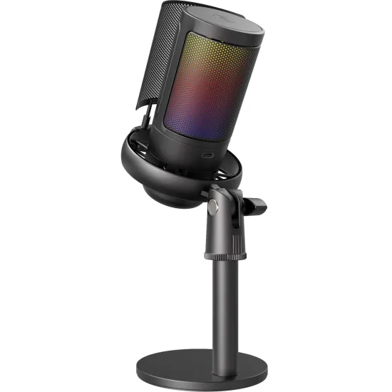 Microfone Gamer Fortrek MIC10 Preto por 200,00 à vista no boleto/pix ou parcele em até 8x sem juros. Compre na loja Mundomax!