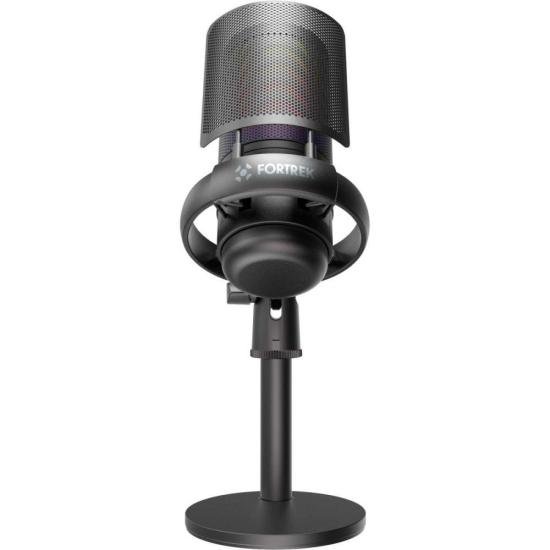 Microfone Gamer Fortrek MIC10 Preto por 200,00 à vista no boleto/pix ou parcele em até 8x sem juros. Compre na loja Mundomax!