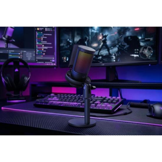 Microfone Gamer Fortrek MIC10 Preto por 200,00 à vista no boleto/pix ou parcele em até 8x sem juros. Compre na loja Mundomax!